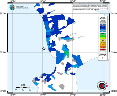 Mappa EMS - territori comuni
