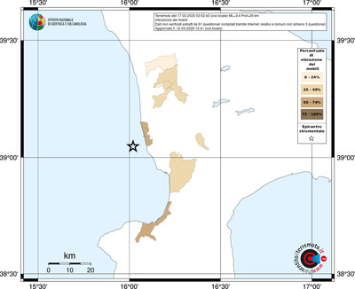 Mappa territorio comunale con almeno 3 questionari