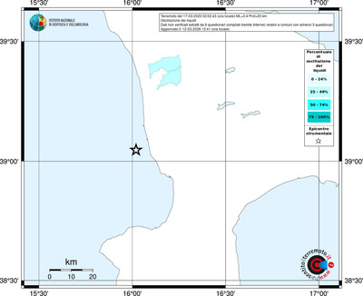 Mappa territorio comunale con almeno 3 questionari