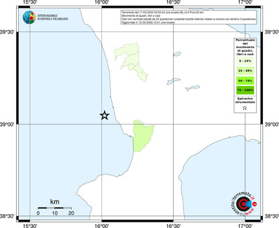 Mappa territorio comunale con almeno 3 questionari