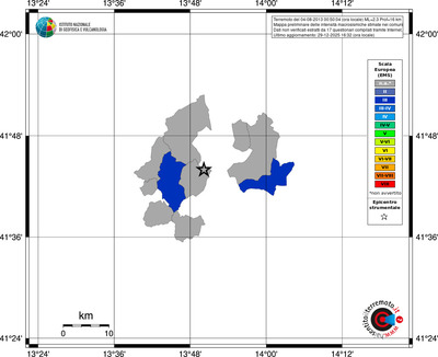 Mappa EMS - territori comuni