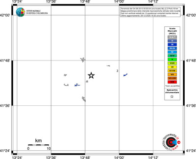 Mappa MCS - territori località