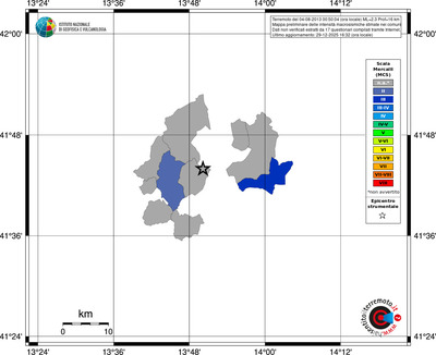 Mappa MCS - territori comuni