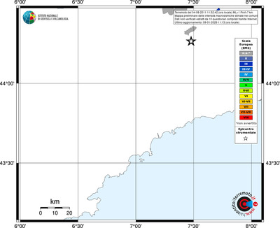 Mappa EMS - territori comuni
