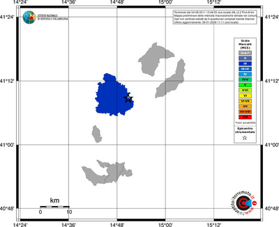 Mappa MCS - territori comuni