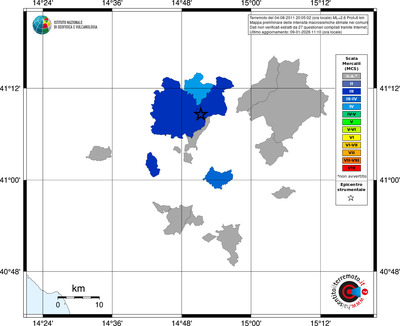 Mappa MCS - territori comuni