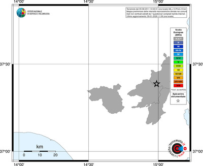 Mappa EMS - territori comuni