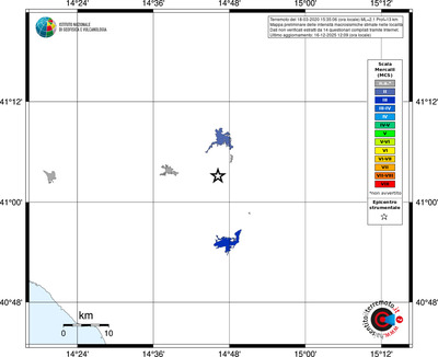 Mappa MCS - territori località