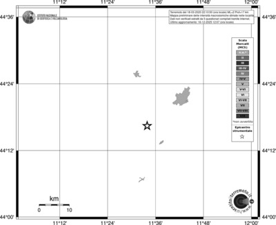Mappa MCS - territori località