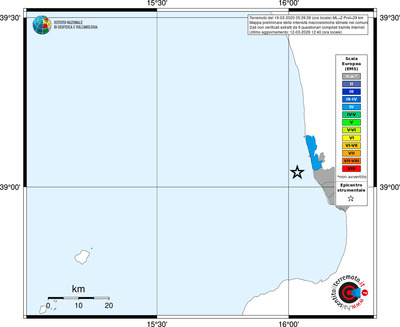Mappa EMS - territori comuni