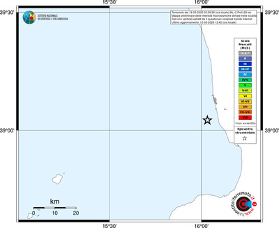 Mappa MCS - territori località