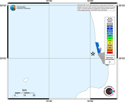 Mappa MCS - territori comuni