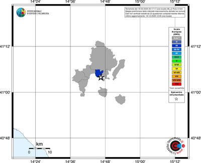 Mappa EMS - territori comuni