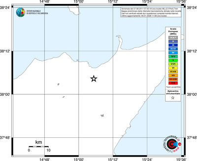 Mappa EMS - territori località
