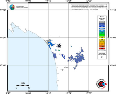 Mappa MCS - territori località
