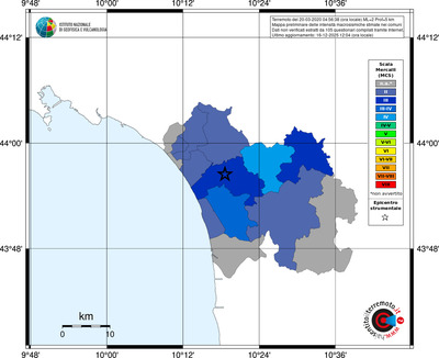 Mappa MCS - territori comuni