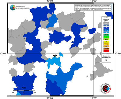 Mappa EMS - territori comuni