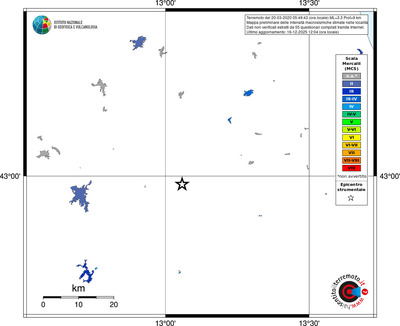 Mappa MCS - territori località