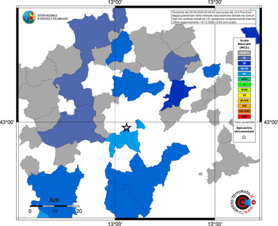 Mappa MCS - territori comuni