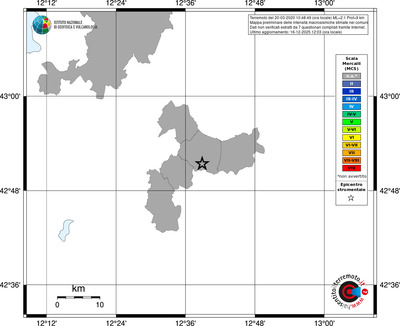 Mappa MCS - territori comuni