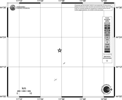 Mappa EMS - territori località