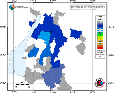 Mappa EMS - territori comuni