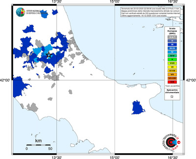 Mappa EMS - territori comuni