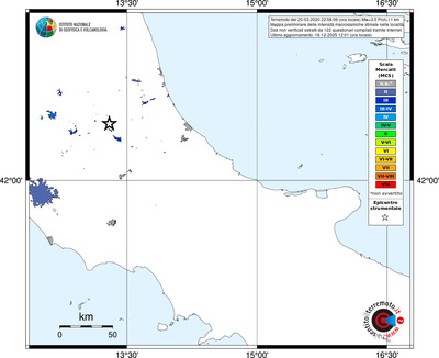 Mappa MCS - territori località