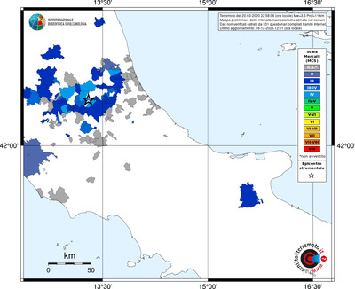 Mappa MCS - territori comuni