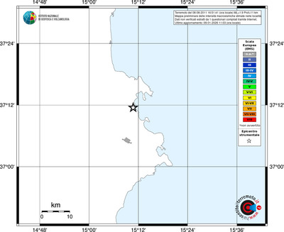 Mappa EMS - territori località