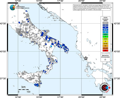 Mappa EMS - territori comuni