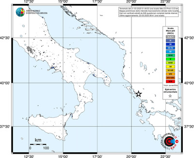 Mappa MCS - territori delle località
