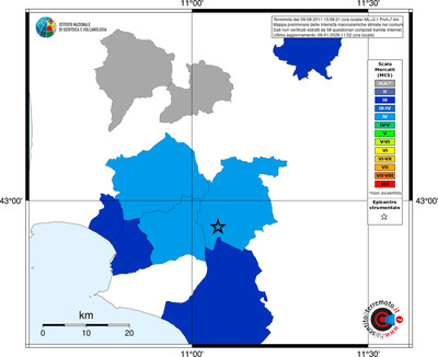 Mappa MCS - territori comuni
