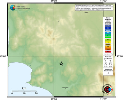 Mappa MCS - località
