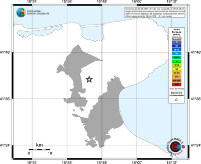 Mappa EMS - territori comuni