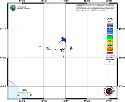 Mappa MCS - territori località