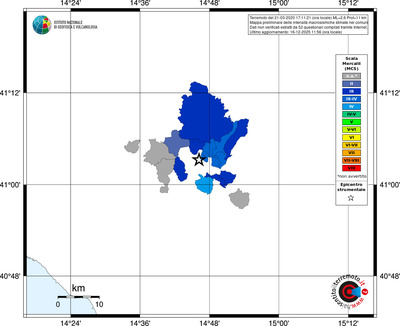 Mappa MCS - territori comuni