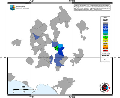 Mappa MCS - territori comuni