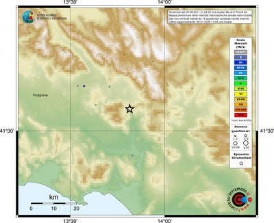 Mappa MCS - località