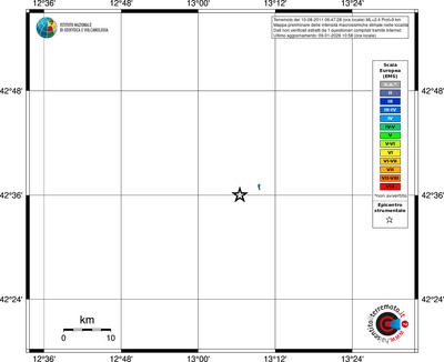 Mappa EMS - territori località