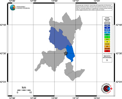 Mappa MCS - territori comuni