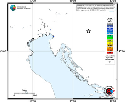 Mappa EMS - territori località