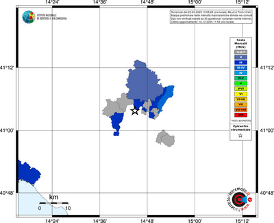 Mappa MCS - territori comuni