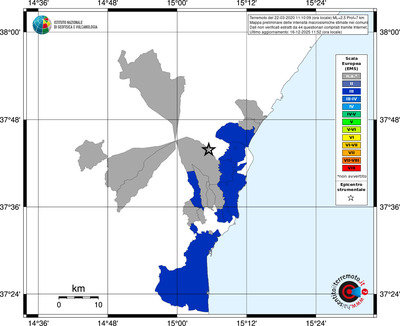 Mappa EMS - territori comuni