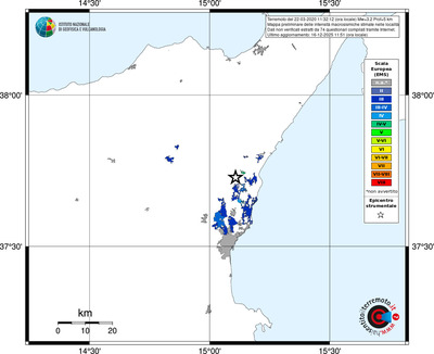 Mappa EMS - territori località