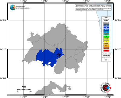 Mappa EMS - territori comuni