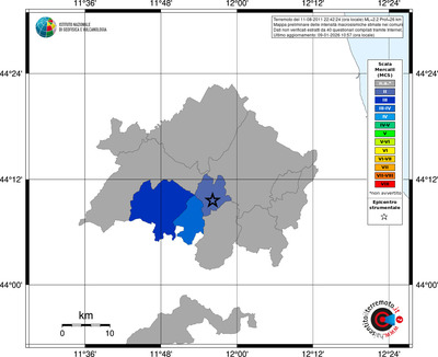 Mappa MCS - territori comuni