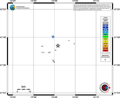 Mappa EMS - territori località