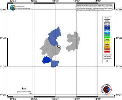 Mappa MCS - territori comuni
