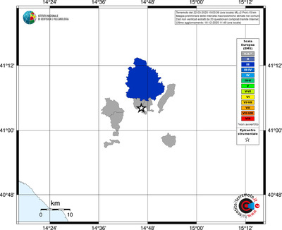 Mappa EMS - territori comuni